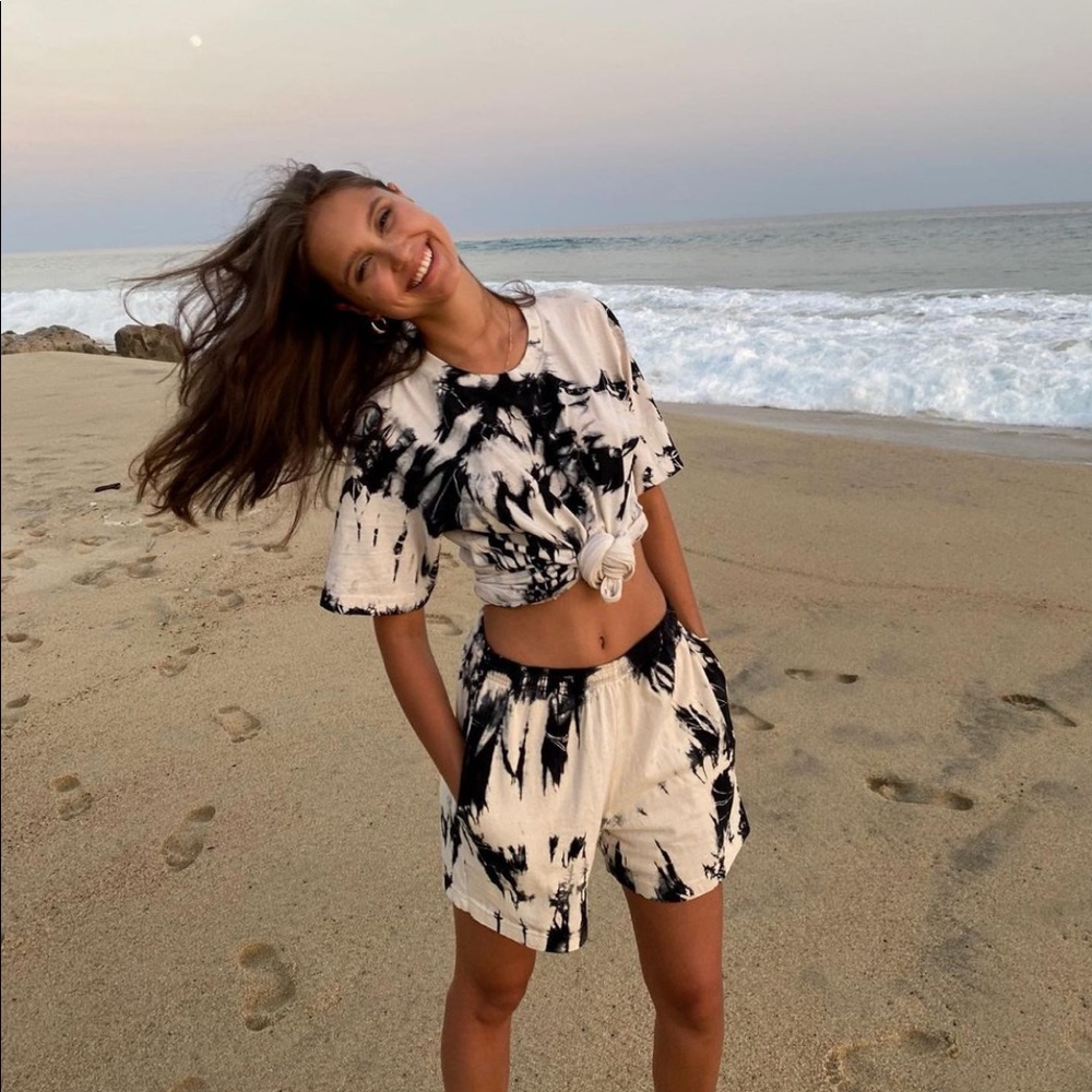 NWT Come Back as a Flower Oatmeal Shorts